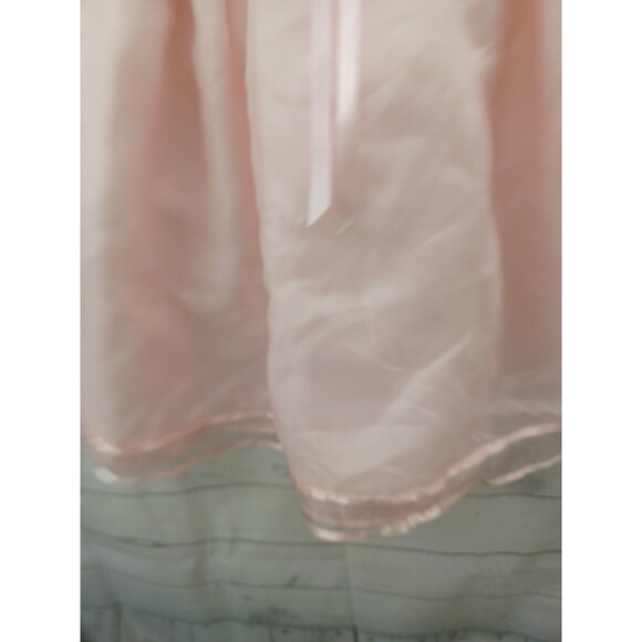 Vtg Little Princess Pink Bridesmaid Easter Girls Dress Sz 6X USA Made - Picture 4 of 7